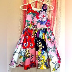 Girls formal floral dress